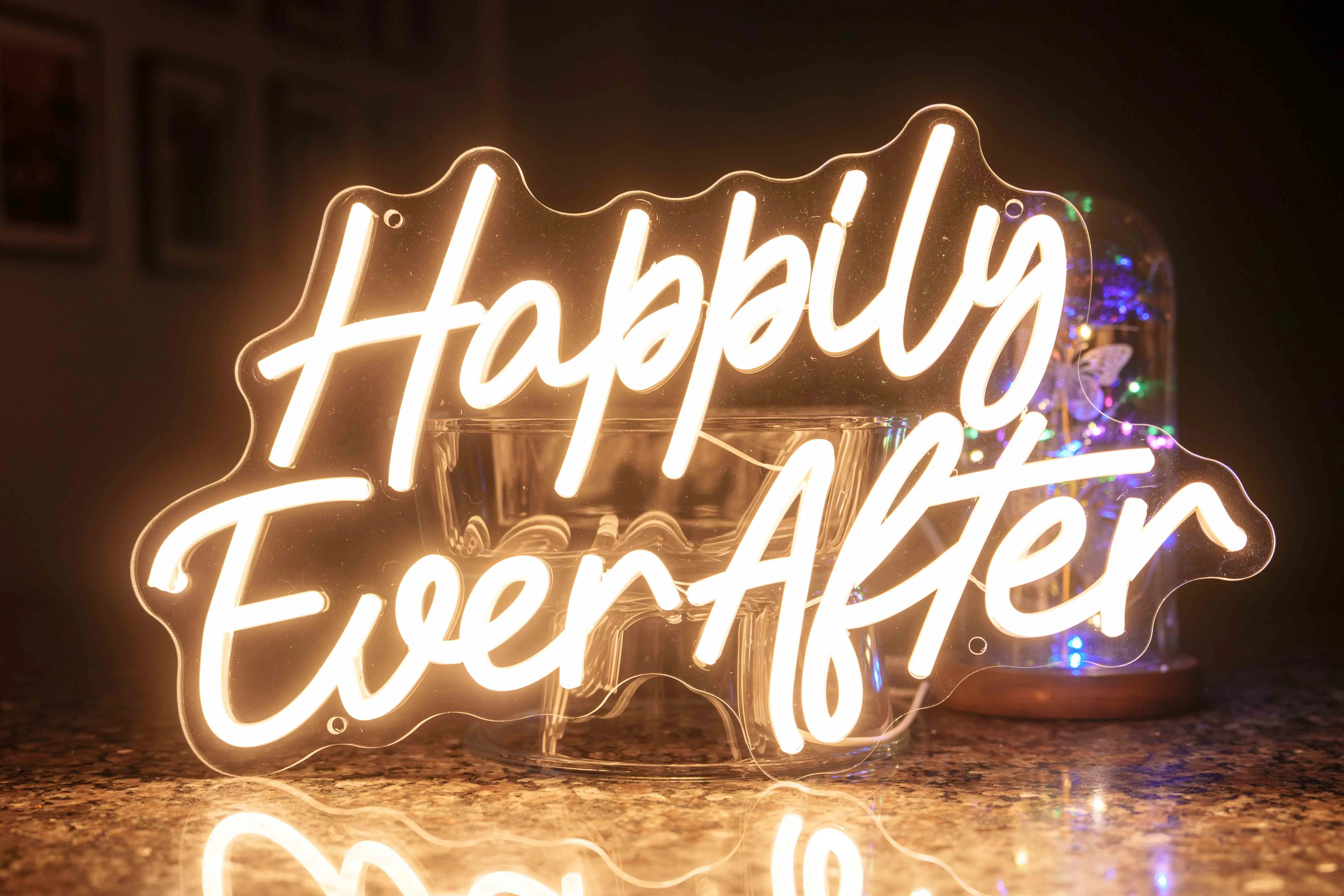 Happily Ever After neon sign