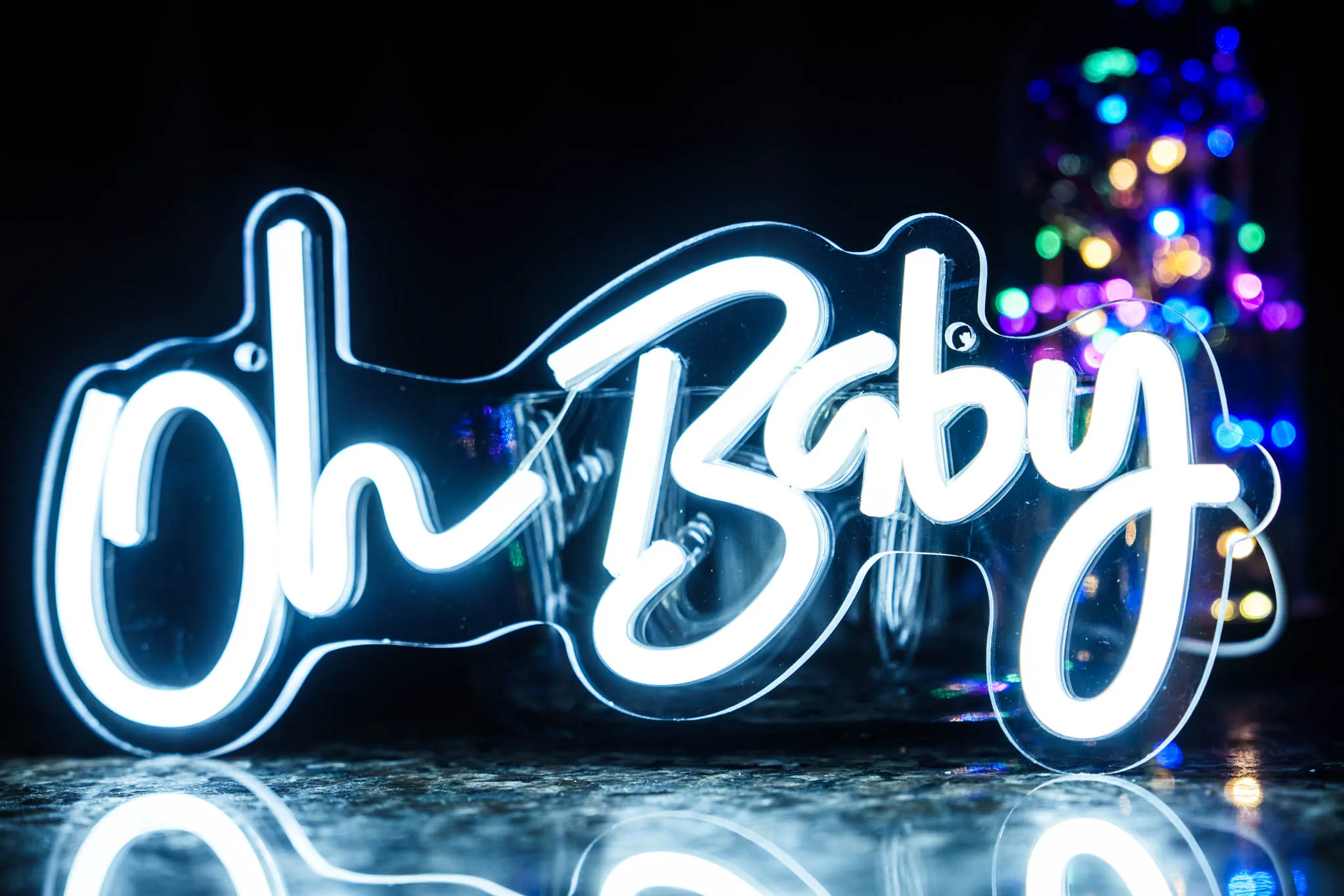 Oh Baby neon sign