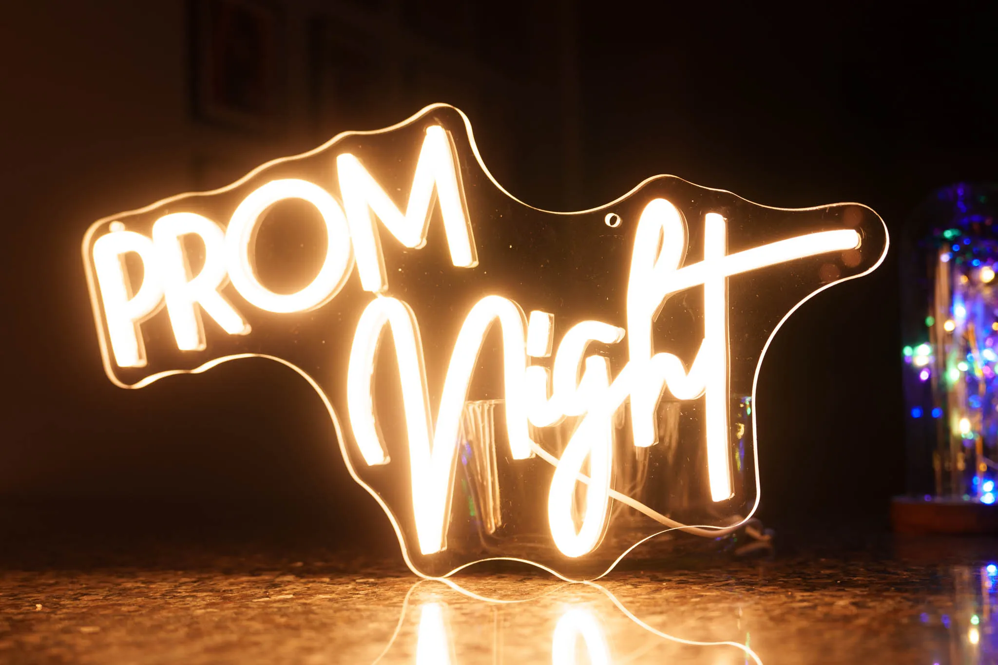 Prom Night neon sign